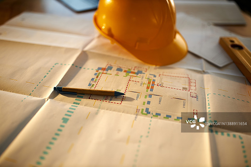 建筑蓝图图片素材