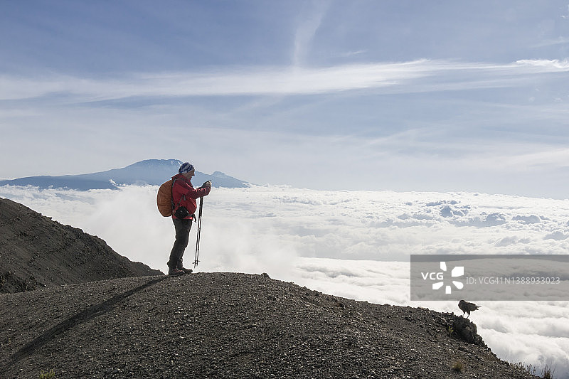 在坦桑尼亚梅鲁山的摄影图片素材