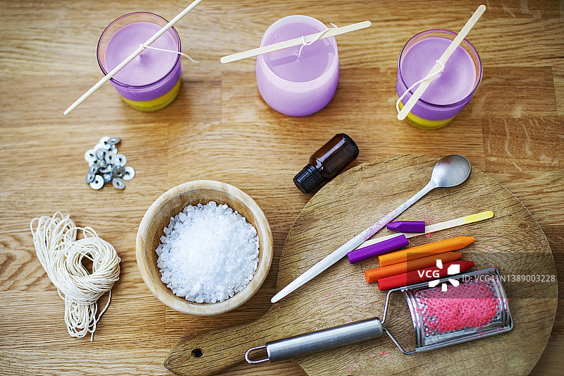 自制蜡烛图片素材