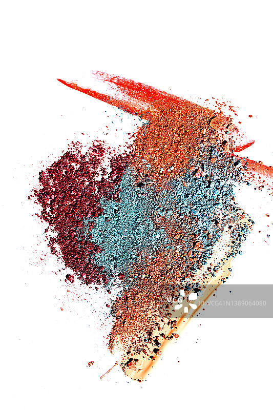 抽象彩色装饰化妆品调色板图片素材