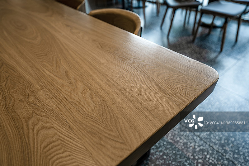 空桌子的特写图片素材