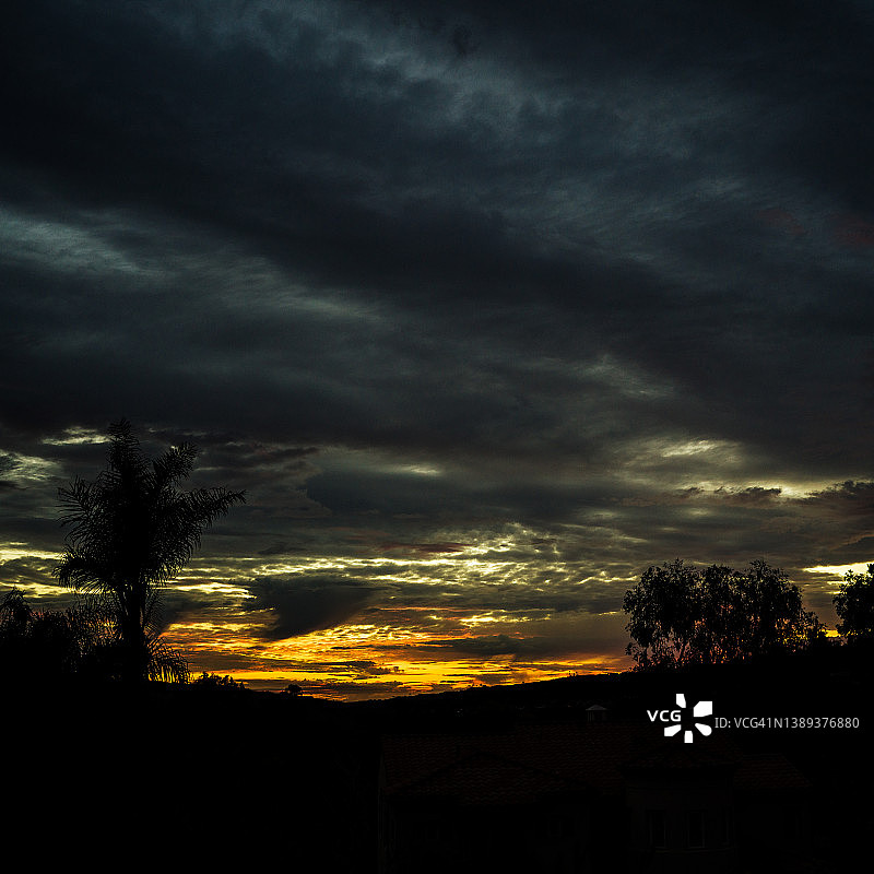 纽波特海岸的日落-I图片素材