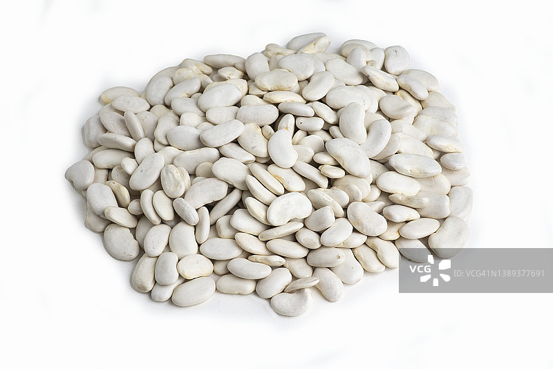 一小堆白芸豆图片素材