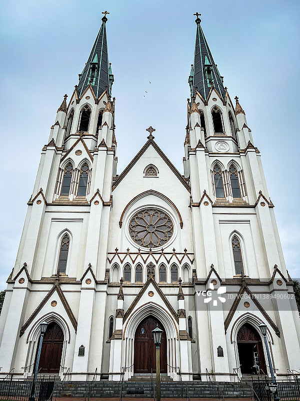 圣约翰浸信会主教座堂：美国佐治亚州萨凡纳图片素材