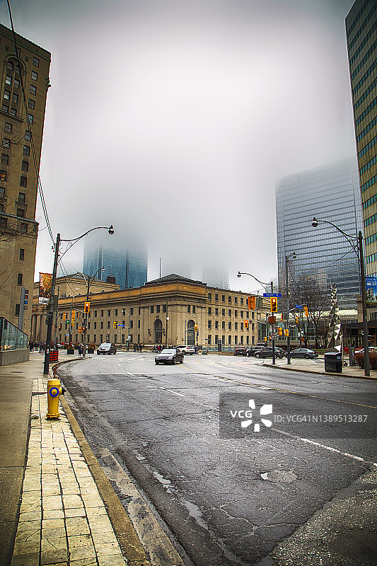 加拿大多伦多市中心的火车站图片素材