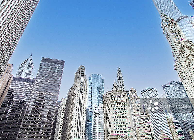 芝加哥的天空图片素材