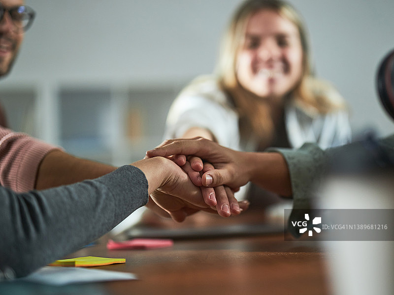 创意团队的团结图片素材