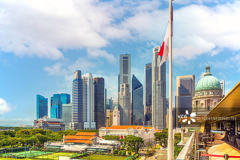 新加坡滨海湾图片素材