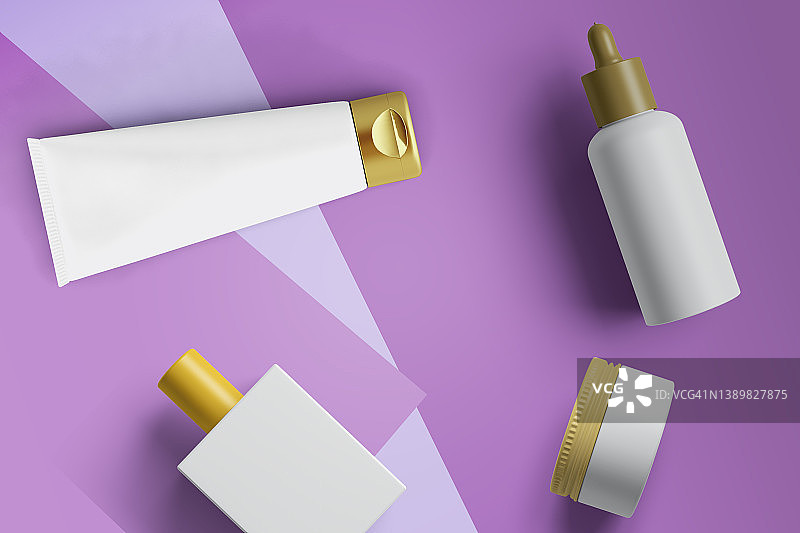 医疗保健化妆品产品模板图片素材