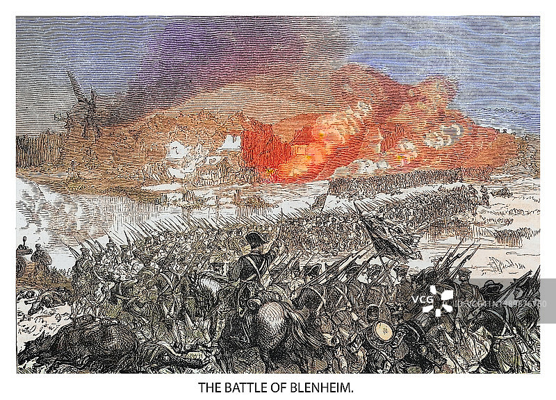 布伦海姆战役（1704年）：西班牙王位继承战争图片素材