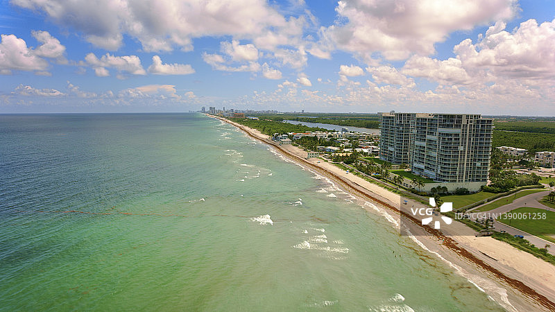 达尼亚海滩景色图片素材