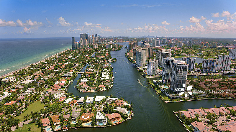 金色群岛的景色图片素材