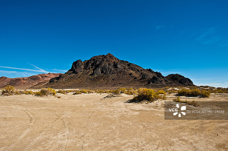 内华达州格拉赫黑岩沙漠图片素材