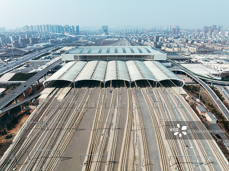 火车站鸟瞰图图片素材