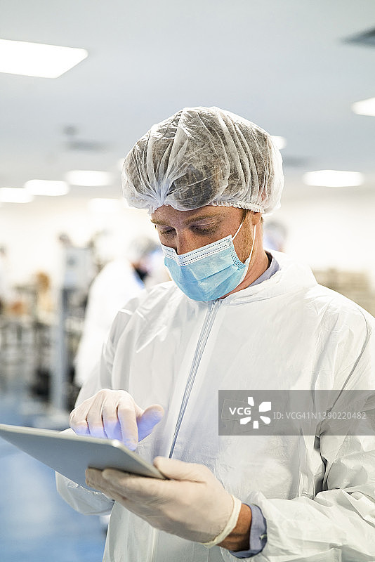 实验室研究员的特写图片素材