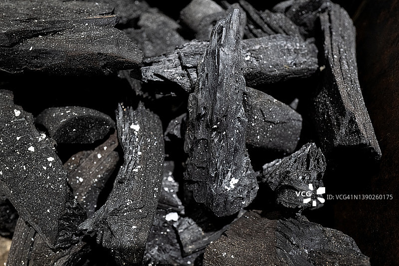 木炭图片素材