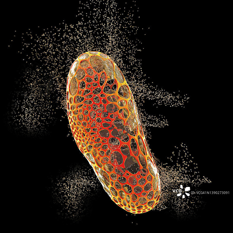 细菌破坏概念图图片素材