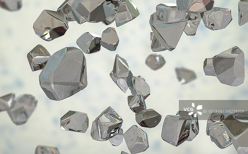 纳米钻石插图图片素材
