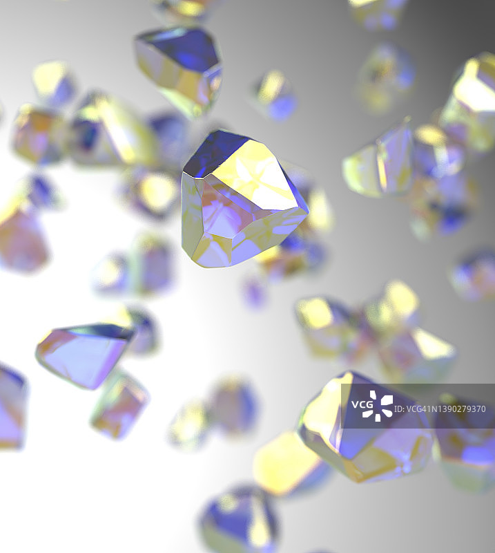 纳米钻石插图图片素材