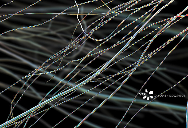 纳米纤维艺术作品图片素材