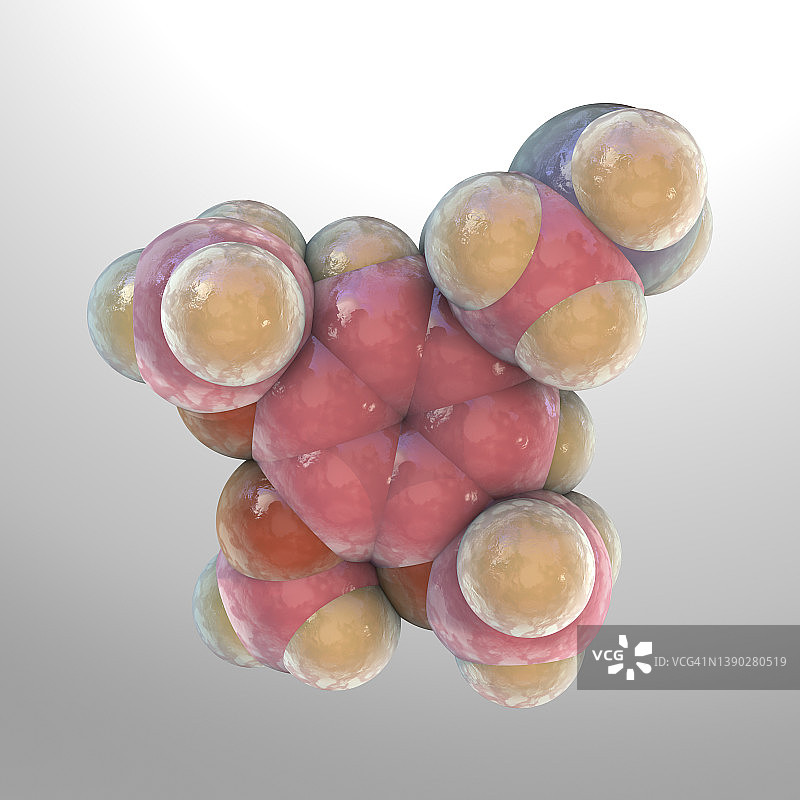 麦司卡林药物分子，图示图片素材