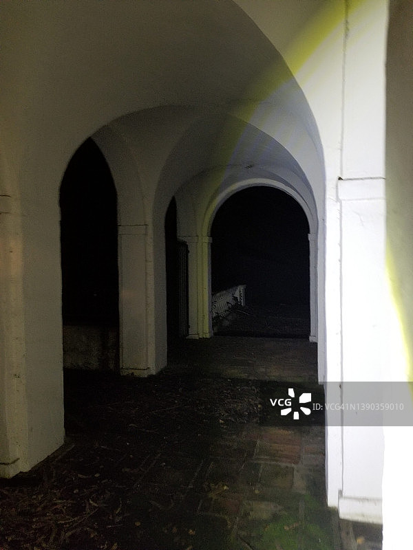 恐怖的走道图片素材