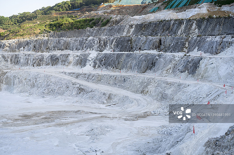 高岭土矿图片素材