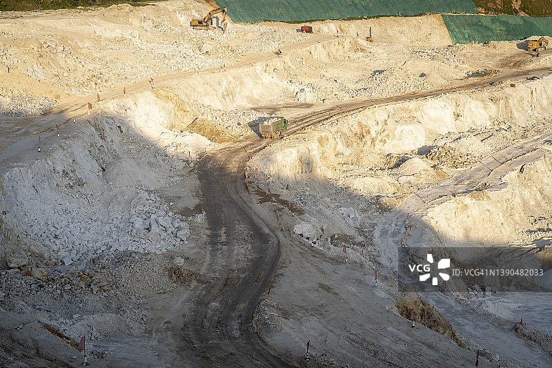 高岭土矿图片素材