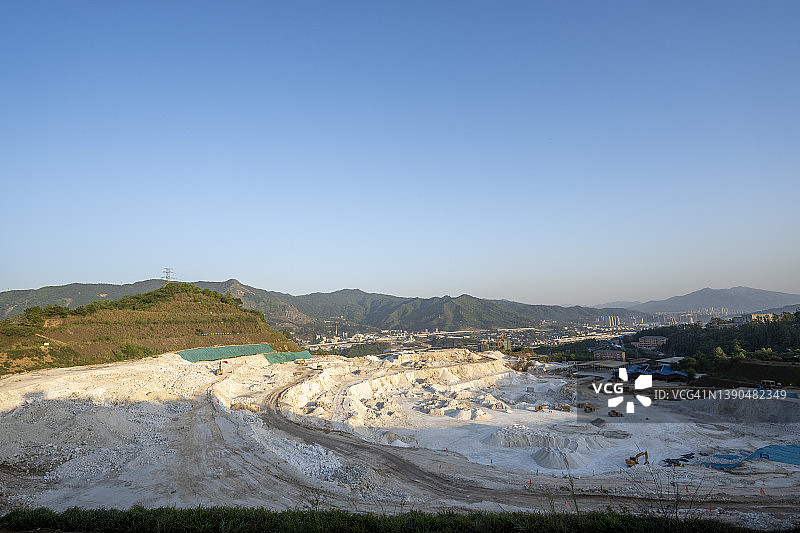 高岭土矿图片素材