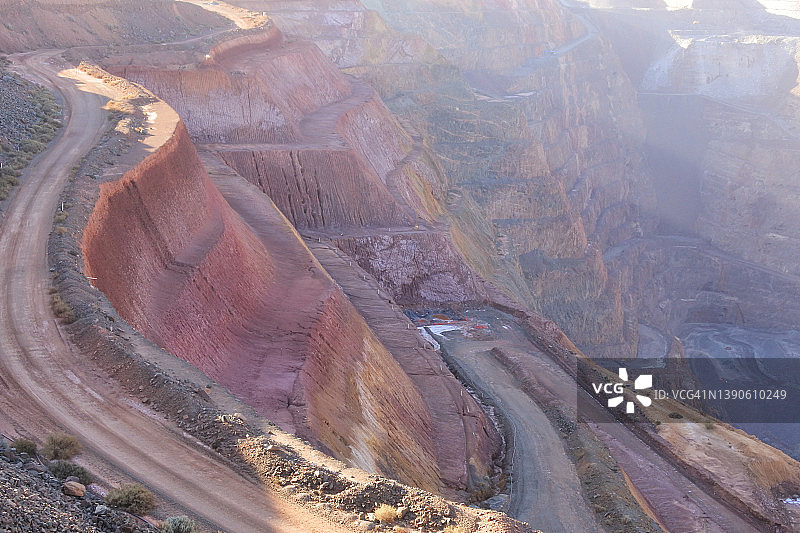 卡尔古利超级矿坑金矿风景图片素材