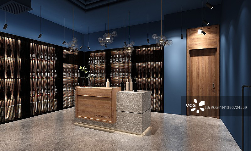 3D渲染：食品和饮料商店图片素材