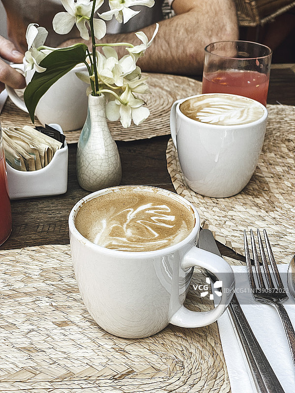 拿铁咖啡图片素材