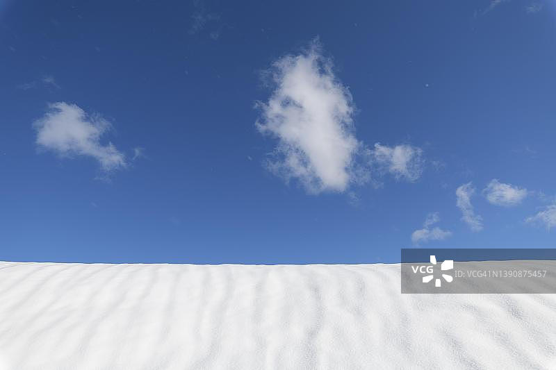 德国巴伐利亚阿尔卑斯山雪景图片素材