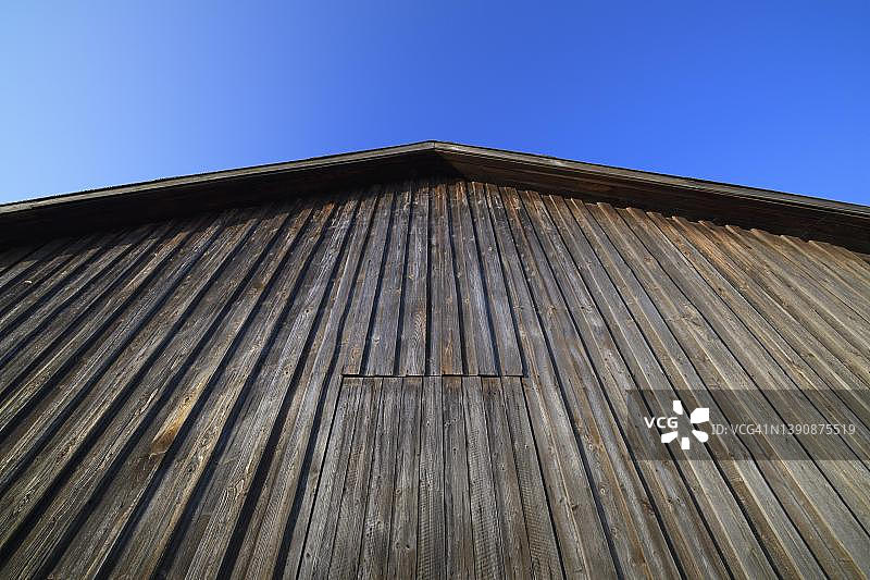 德国巴伐利亚谷仓木墙图片素材