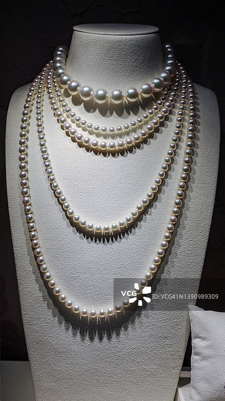 珍珠项链图片素材