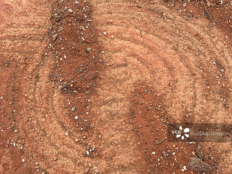 西澳大利亚内陆地面抽象地面图案图片素材