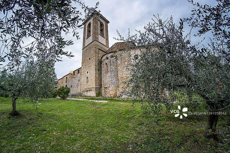 意大利托斯卡纳佛罗伦萨巴贝里诺-瓦尔德尔萨阿皮亚诺图片素材