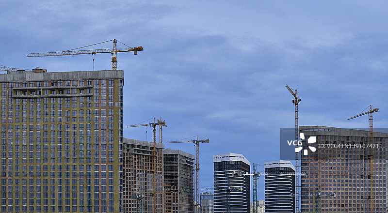 大型住宅区建设图片素材