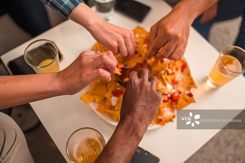 看起来很美味的墨西哥玉米片图片素材