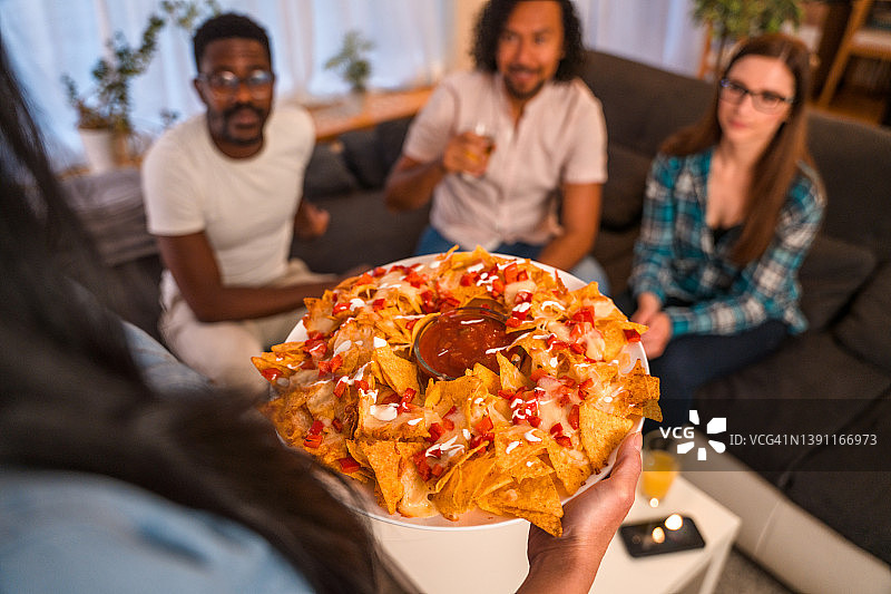 美味的墨西哥玉米片图片素材