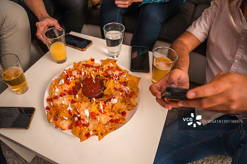 看起来很美味的墨西哥玉米片图片素材