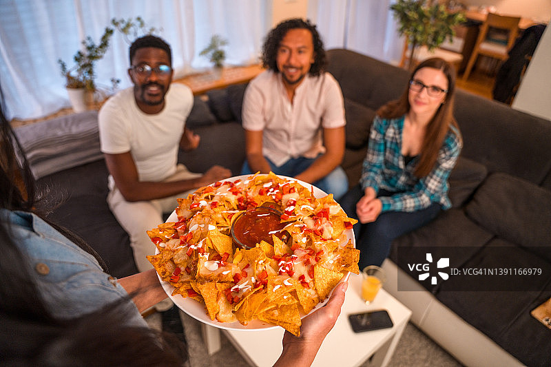 美味的墨西哥玉米片图片素材