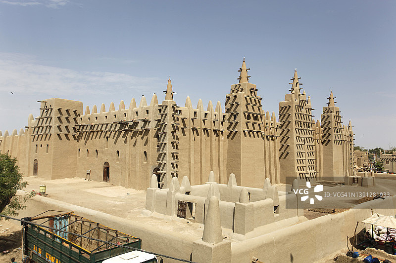 马里杰内大清真寺图片素材