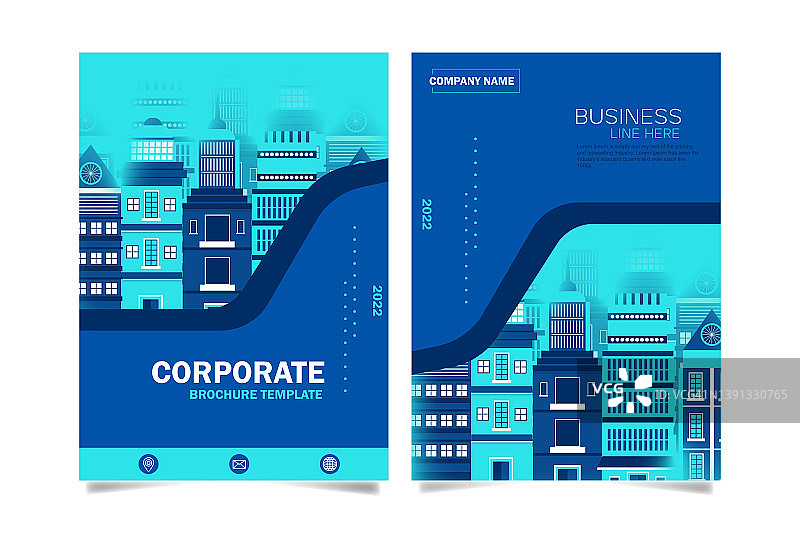 企业宣传册模板设计图片素材
