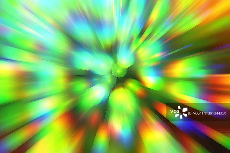 放射状霓虹绿光科技背景图片素材