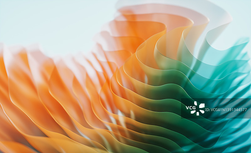 3D波浪图案背景图片素材