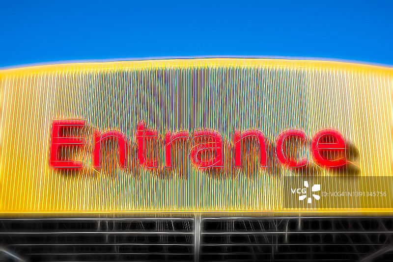 建筑物入口标志图片素材