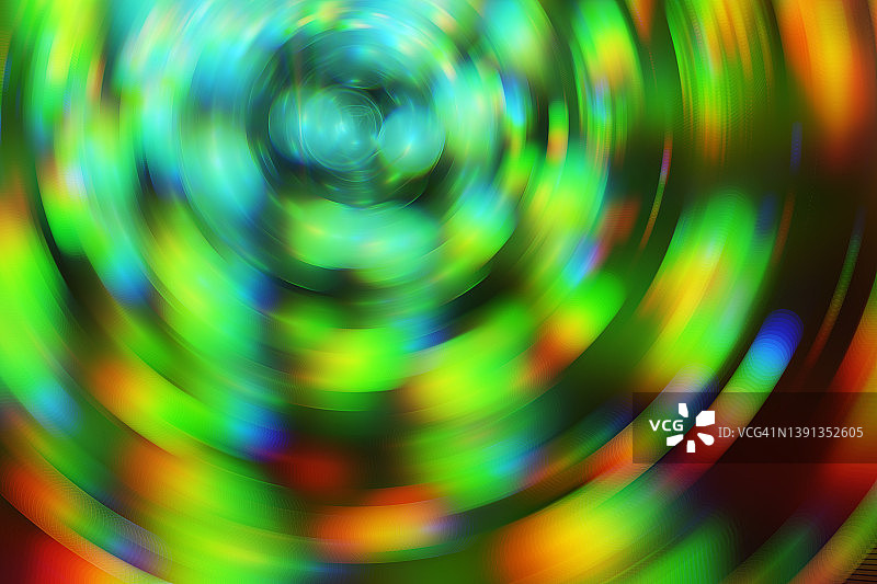 放射圆科技霓虹绿光背景图片素材