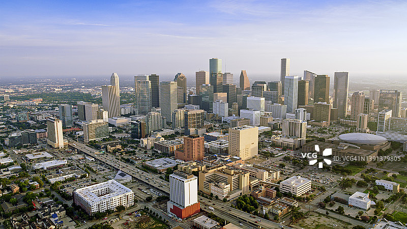 休斯顿市中心的天际线图片素材