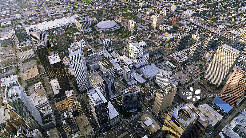 休斯顿市中心的天际线图片素材